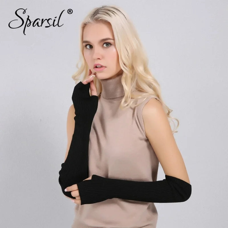 Sparsil Women Winter Arm Warmers